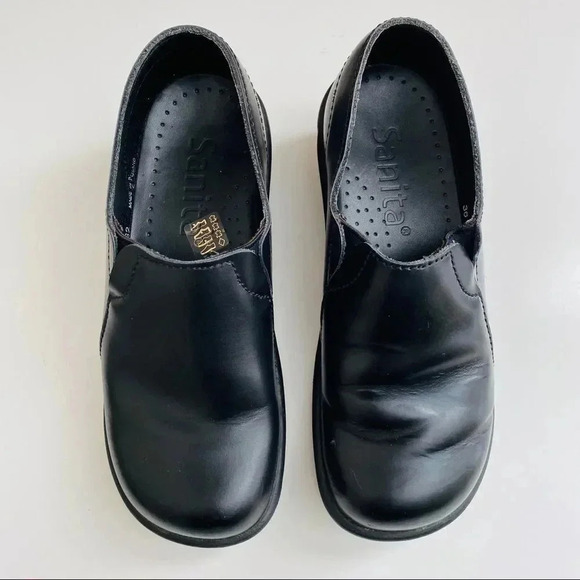 Sanita Leather Clogs - Picture 4 of 7